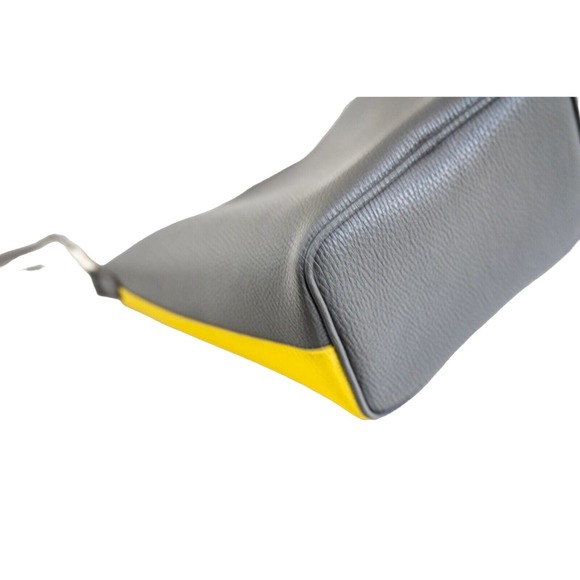 Find Kapoor Yellow Gray Pingo Bag 20 Artificial Leather Shoulder Tote Strap - Picture 9 of 16